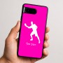 כיסוי בעיצוב אישי עם השם שלך לדגם - Google Pixel 9 5G בעיצוב שחקן פינג פונג