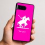 כיסוי בעיצוב אישי עם השם שלך לדגם - Google Pixel 9 5G בעיצוב שחקן פולו - סוס
