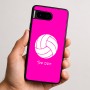 כיסוי בעיצוב אישי עם השם שלך לדגם - Google Pixel 9 5G בעיצוב כדור כדורעף