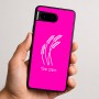 כיסוי בעיצוב אישי עם השם שלך לדגם - Google Pixel 9 5G בעיצוב חיטה גלית זהב