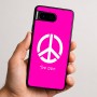 כיסוי בעיצוב אישי עם השם שלך לדגם - Google Pixel 9 5G בעיצוב סמל השלום