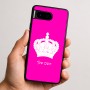 כיסוי בעיצוב אישי עם השם שלך לדגם - Google Pixel 9 5G בעיצוב כתר מלכותי