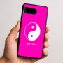 כיסוי בעיצוב אישי עם השם שלך לדגם - Google Pixel 9 5G בעיצוב סמל יינג יאנג