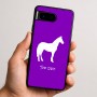 כיסוי בעיצוב אישי עם השם שלך לדגם - Google Pixel 9 5G בעיצוב סוס