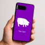 כיסוי בעיצוב אישי עם השם שלך לדגם - Google Pixel 9 5G בעיצוב חזיר
