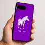 כיסוי בעיצוב אישי עם השם שלך לדגם - Google Pixel 9 5G בעיצוב זברה