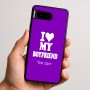 כיסוי בעיצוב אישי עם השם שלך לדגם - Google Pixel 9 5G בעיצוב אוהבת את החבר שלי