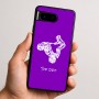 כיסוי בעיצוב אישי עם השם שלך לדגם - Google Pixel 9 5G בעיצוב רוכב טרקטורונים