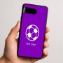 כיסוי בעיצוב אישי עם השם שלך לדגם - Google Pixel 9 5G בעיצוב כדורגל כדור כדורגל
