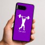 כיסוי בעיצוב אישי עם השם שלך לדגם - Google Pixel 9 5G בעיצוב הרמת משקולות