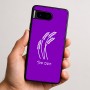 כיסוי בעיצוב אישי עם השם שלך לדגם - Google Pixel 9 5G בעיצוב חיטה גלית זהב