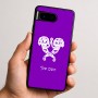 כיסוי בעיצוב אישי עם השם שלך לדגם - Google Pixel 9 5G בעיצוב פרחי קרן
