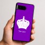כיסוי בעיצוב אישי עם השם שלך לדגם - Google Pixel 9 5G בעיצוב כתר מלכותי