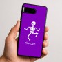 כיסוי בעיצוב אישי עם השם שלך לדגם - Google Pixel 9 5G בעיצוב סקלטון