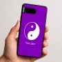כיסוי בעיצוב אישי עם השם שלך לדגם - Google Pixel 9 5G בעיצוב סמל יינג יאנג