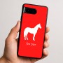 כיסוי בעיצוב אישי עם השם שלך לדגם - Google Pixel 9 5G בעיצוב סוס