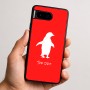 כיסוי בעיצוב אישי עם השם שלך לדגם - Google Pixel 9 5G בעיצוב פינגווין
