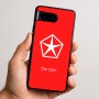 כיסוי בעיצוב אישי עם השם שלך לדגם - Google Pixel 9 5G בעיצוב קרייזלר