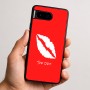 כיסוי בעיצוב אישי עם השם שלך לדגם - Google Pixel 9 5G בעיצוב שפתיים - נשיקה
