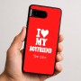 כיסוי בעיצוב אישי עם השם שלך לדגם - Google Pixel 9 5G בעיצוב אוהבת את החבר שלי
