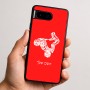כיסוי בעיצוב אישי עם השם שלך לדגם - Google Pixel 9 5G בעיצוב רוכב טרקטורונים