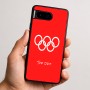 כיסוי בעיצוב אישי עם השם שלך לדגם - Google Pixel 9 5G בעיצוב אולימפי