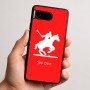 כיסוי בעיצוב אישי עם השם שלך לדגם - Google Pixel 9 5G בעיצוב שחקן פולו - סוס