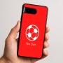 כיסוי בעיצוב אישי עם השם שלך לדגם - Google Pixel 9 5G בעיצוב כדורגל כדור כדורגל