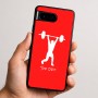 כיסוי בעיצוב אישי עם השם שלך לדגם - Google Pixel 9 5G בעיצוב הרמת משקולות