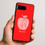 כיסוי בעיצוב אישי עם השם שלך לדגם - Google Pixel 9 5G בעיצוב הדפס תפוח