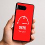כיסוי בעיצוב אישי עם השם שלך לדגם - Google Pixel 9 5G בעיצוב מיכל של בירה