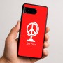 כיסוי בעיצוב אישי עם השם שלך לדגם - Google Pixel 9 5G בעיצוב גלובוסי שלום