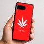 כיסוי בעיצוב אישי עם השם שלך לדגם - Google Pixel 9 5G בעיצוב עלה מריחואנה - גראס