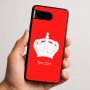 כיסוי בעיצוב אישי עם השם שלך לדגם - Google Pixel 9 5G בעיצוב כתר מלכותי