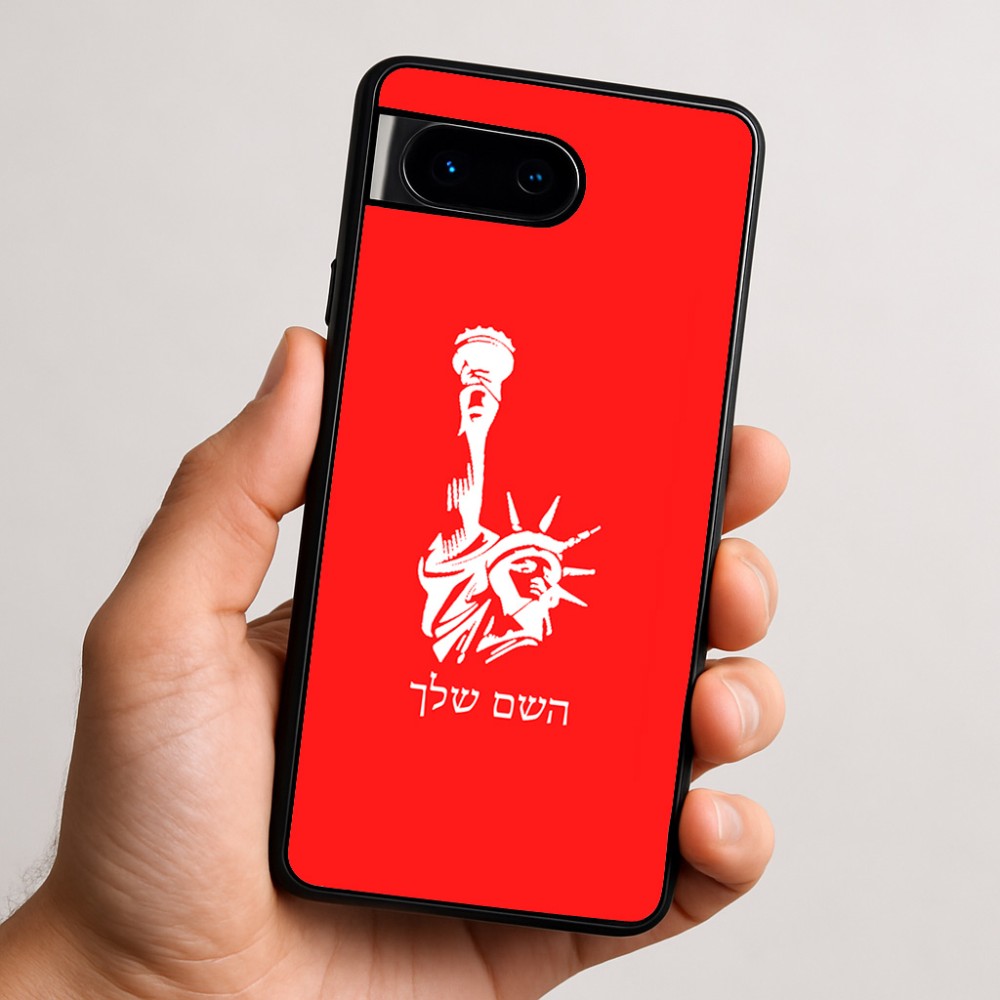 כיסוי בעיצוב אישי עם השם שלך לדגם - Google Pixel 9 5G בעיצוב פסל החירות