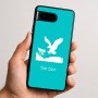 כיסוי בעיצוב אישי עם השם שלך לדגם - Google Pixel 9 5G בעיצוב נשר אמריקאי