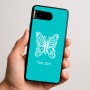 כיסוי בעיצוב אישי עם השם שלך לדגם - Google Pixel 9 5G בעיצוב פרפר