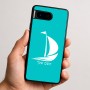 כיסוי בעיצוב אישי עם השם שלך לדגם - Google Pixel 9 5G בעיצוב סירה