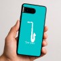 כיסוי בעיצוב אישי עם השם שלך לדגם - Google Pixel 9 5G בעיצוב סקסופון