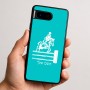 כיסוי בעיצוב אישי עם השם שלך לדגם - Google Pixel 9 5G בעיצוב רוכב סוסים