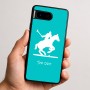 כיסוי בעיצוב אישי עם השם שלך לדגם - Google Pixel 9 5G בעיצוב שחקן פולו - סוס