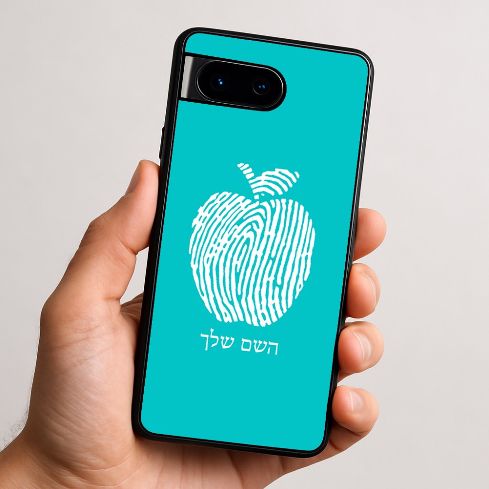 כיסוי בעיצוב אישי עם השם שלך לדגם - Google Pixel 9 5G בעיצוב הדפס תפוח