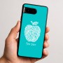כיסוי בעיצוב אישי עם השם שלך לדגם - Google Pixel 9 5G בעיצוב הדפס תפוח
