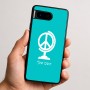 כיסוי בעיצוב אישי עם השם שלך לדגם - Google Pixel 9 5G בעיצוב גלובוסי שלום