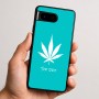 כיסוי בעיצוב אישי עם השם שלך לדגם - Google Pixel 9 5G בעיצוב עלה מריחואנה - גראס