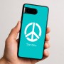 כיסוי בעיצוב אישי עם השם שלך לדגם - Google Pixel 9 5G בעיצוב סמל השלום