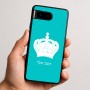 כיסוי בעיצוב אישי עם השם שלך לדגם - Google Pixel 9 5G בעיצוב כתר מלכותי