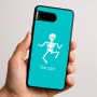 כיסוי בעיצוב אישי עם השם שלך לדגם - Google Pixel 9 5G בעיצוב סקלטון