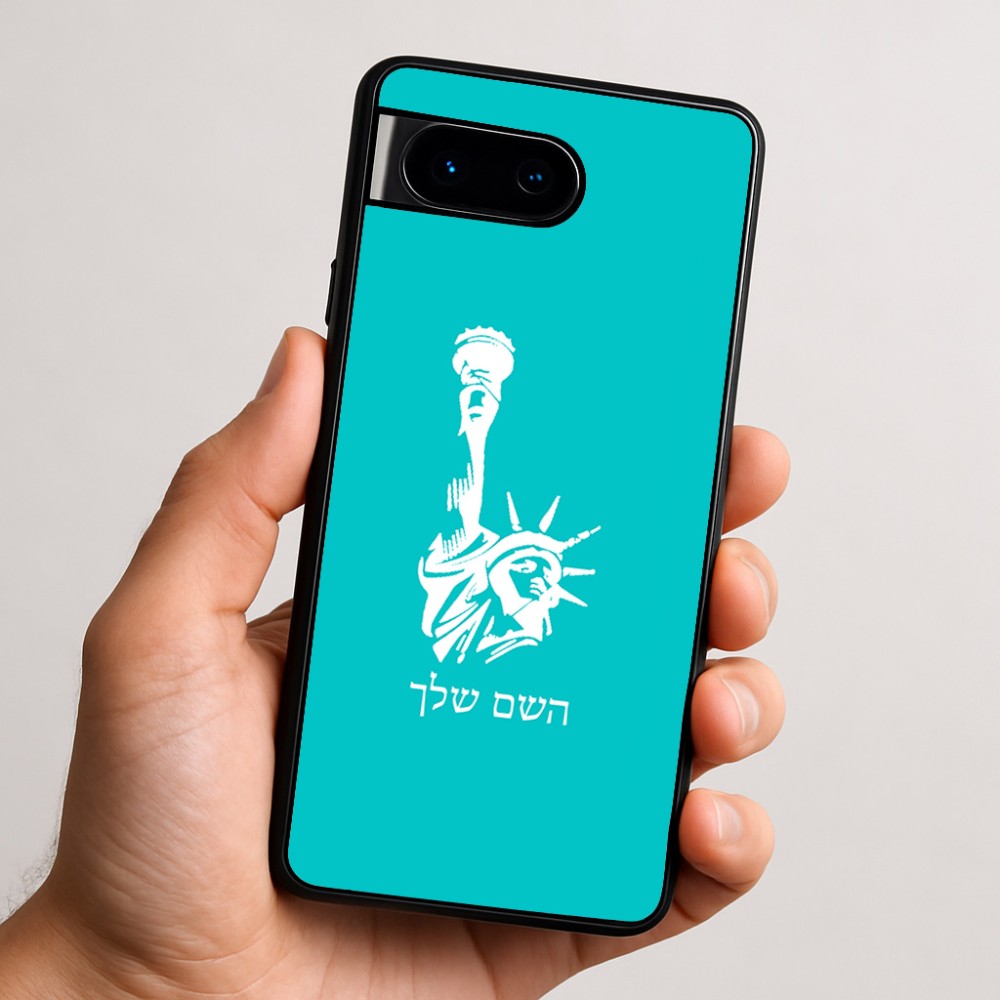 כיסוי בעיצוב אישי עם השם שלך לדגם - Google Pixel 9 5G בעיצוב פסל החירות