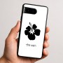 כיסוי בעיצוב אישי עם השם שלך לדגם - Google Pixel 9 5G בעיצוב פרח היביסקוס